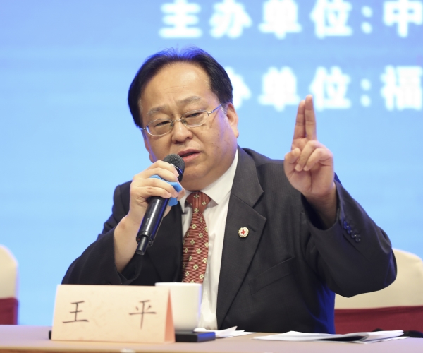 中国红十字会副会长兼秘书长王平致辞